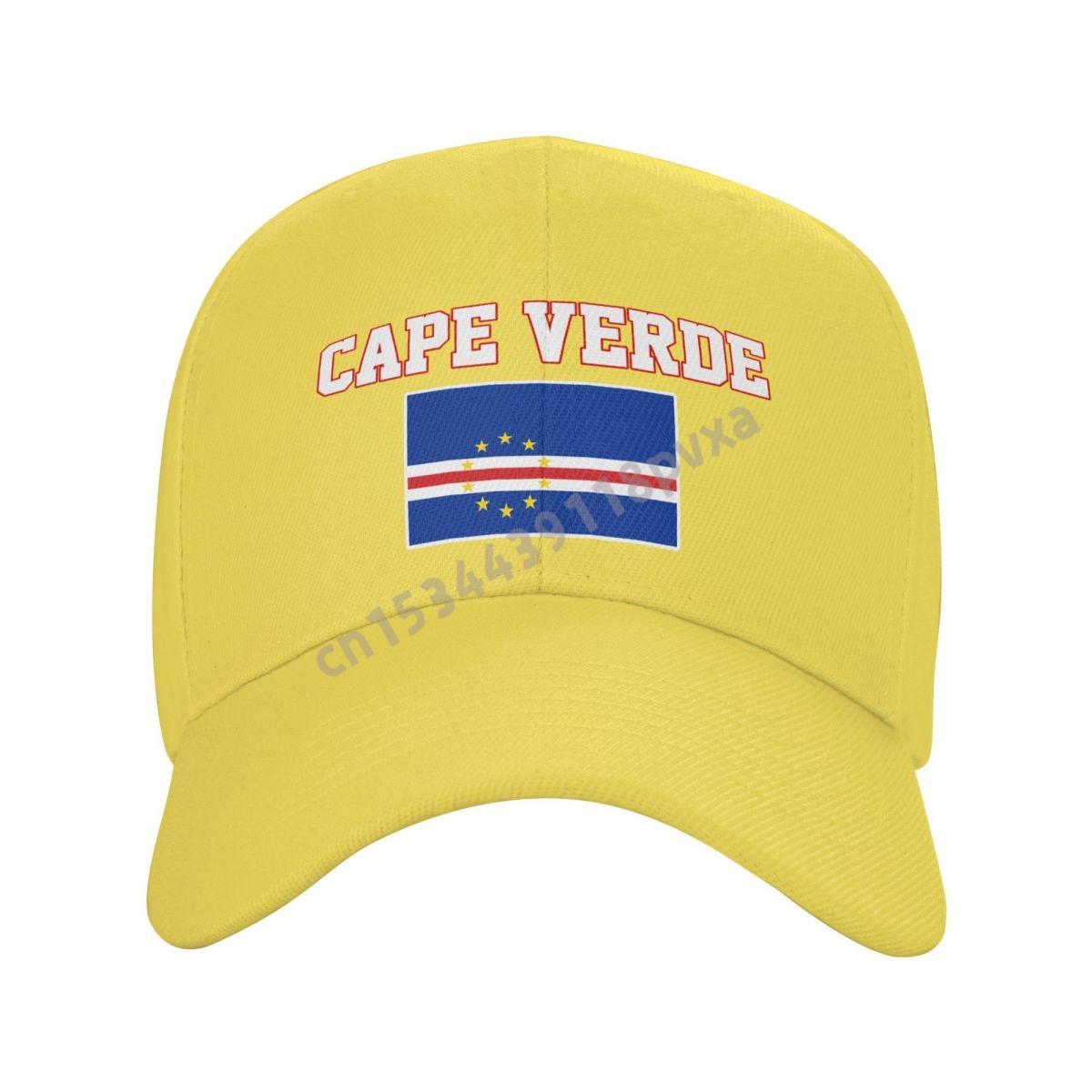 

Бейсбольная кепка с флагом Кабо-Верде Фанаты Кабо-Верде Карта страны Козырек от солнца с козырьком Регулируемые уличные кепки для унисекс WoUnisex One Size