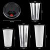 High Quality 90mm Cup And Lids Plastic Transparent Disposable Cup Milktea Cup