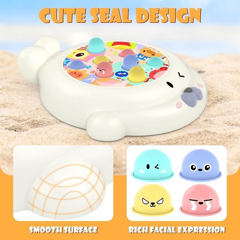 Tash-mole play toys for toddlers, early education interactive toys with music and light, tapping toys for children ages 3-8 for girls and boys