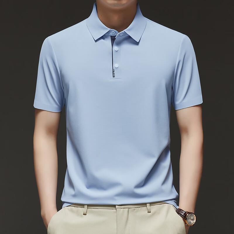 Firstview Men s Seamless Colorblock Polo Shirt 50