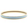 Used HERMES bracelet Uni Bangle metal/enamel 11.9g blue gold plating