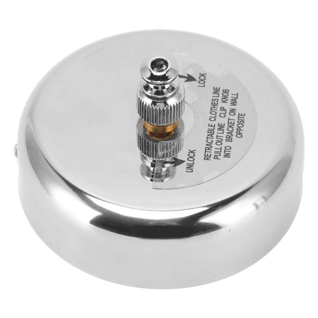 Clothesline Retractable Design Stainless Steel Casual Style Laundry Clothesline for Indoor Bathroom Balconies