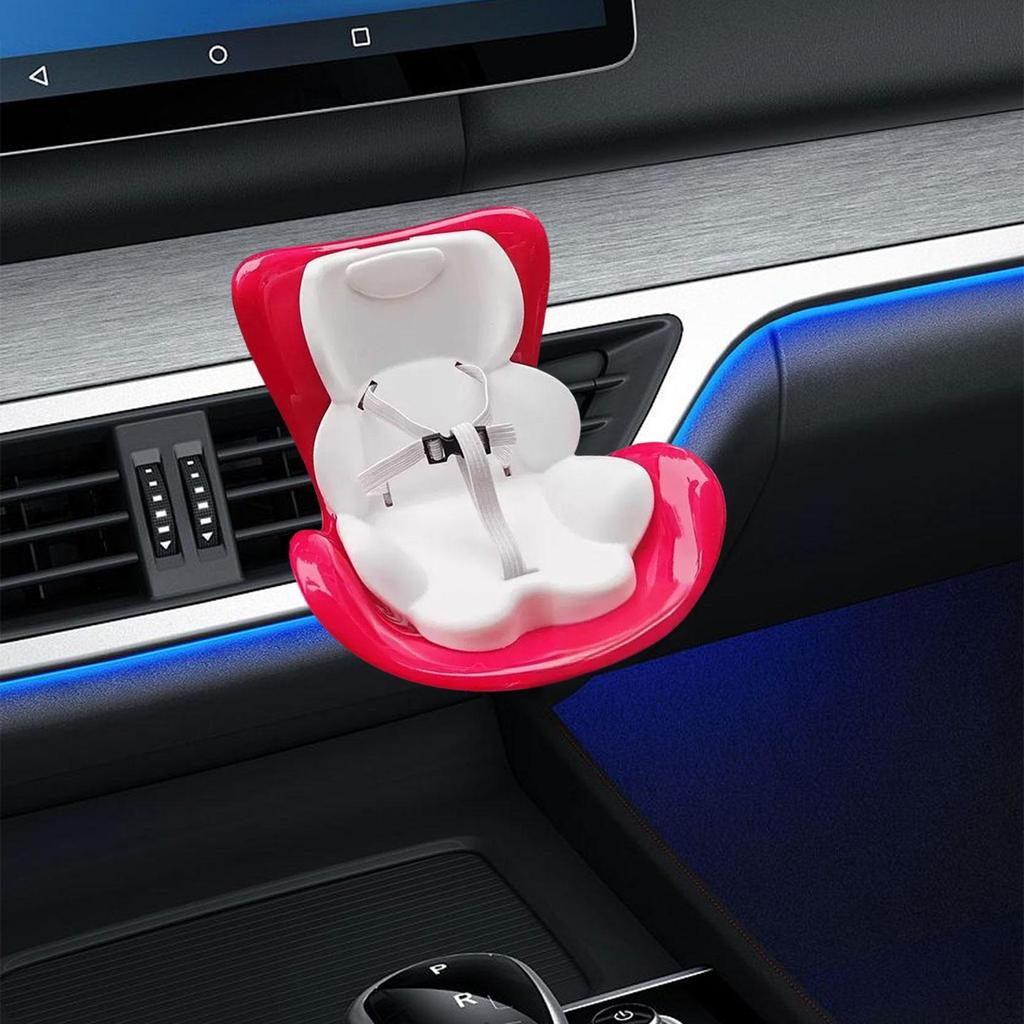 Scaun Auto pentru Păpuși Clip de Aerisire Artizanat DIY Jucărie de Pluș Scaun Auto Păpușă Decor Interior