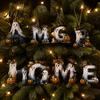 Holiday Scenery for Cafes Hotels Halloween Letter Ornament, Spooky Hanging Wooden Alphabet Letters Pendant with Ghost Creative Photo Prop Wall