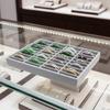 Sturdy Wood 40 Bracelet Organizers Tray Elegant Jewelry Countertop Display Systems