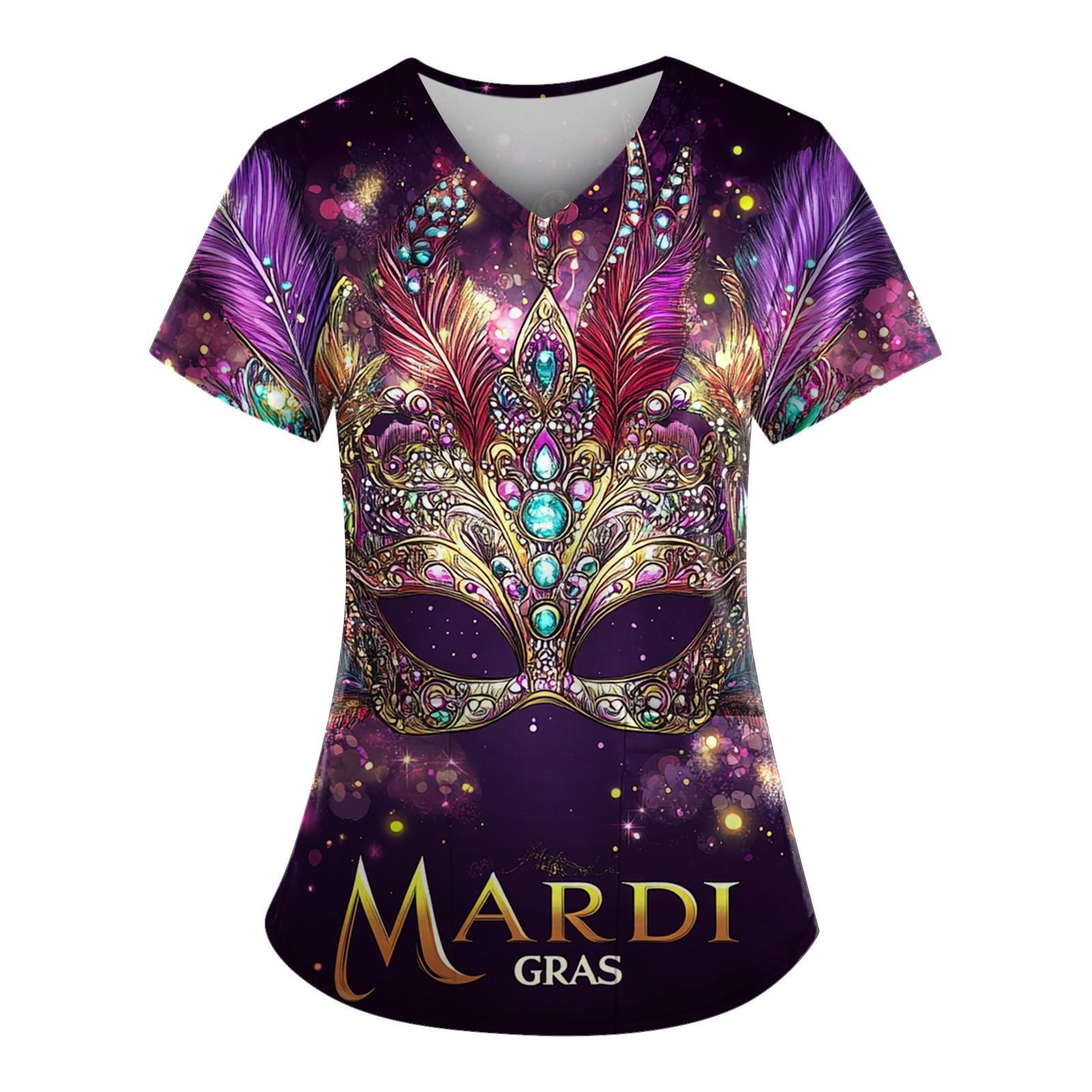 

Женский топ с карманом и коротким рукавом с крестом и V-образным вырезом XXL