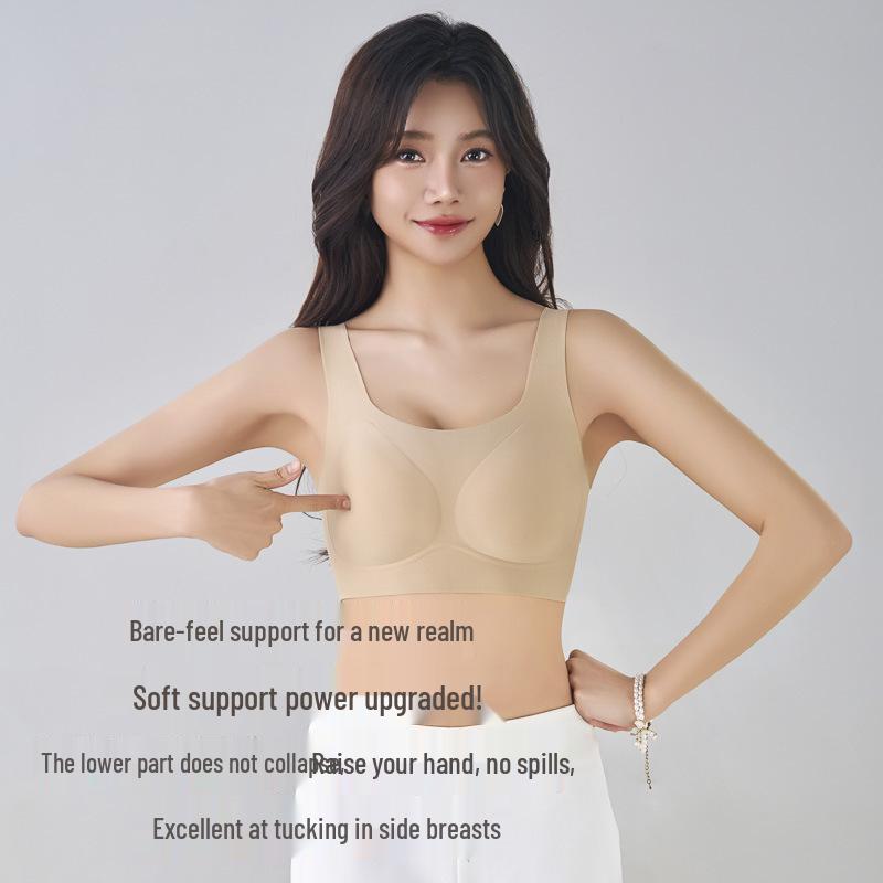 Seamless Lift & Support Wireless Bra for Small Busts - Enhances Fullness & Covers Underarm Fat for a Beautiful Back