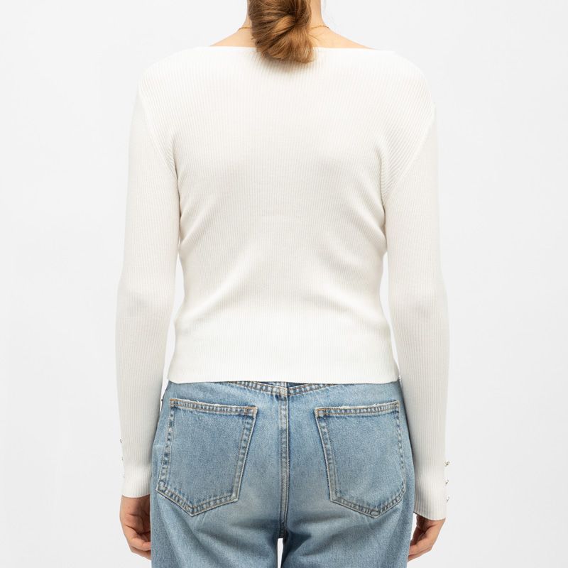 V-neck Sweater Moza In Fine Knit Women LA PETITE ETOILE