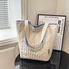 Casual Versatile Lazy Style Tote Bag New Textured Student Shoulder Bag Large Capacity Versatile Underarm Bag