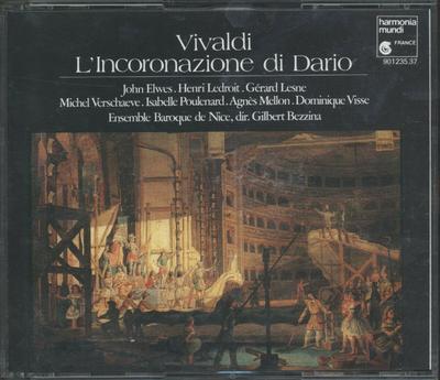 CD ANTONIO VIVALDI - JOHN ELWES . HENR - Korunovace Daria HMC90123537 Harmonia Mundi, 1986 Evropa Klasika Použité