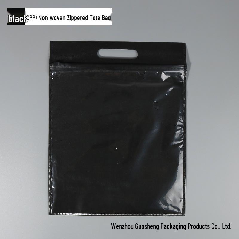 Thickened Transparent CPP Zipper Bag for Clothing, Shoes & Socks - Custom Logo Dustproof Storage Solution
