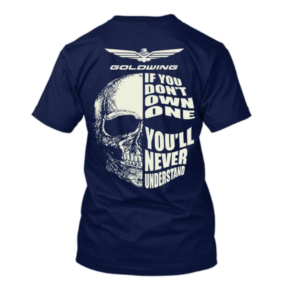 

Honda Mens and Womens Tshirt Honda Goldwing Summer Motorcycle Tee Racing Shortsleeved Spring Cycling Offroad Versatile Top 4XL