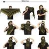 Keffiyeh Taktischer Wüstenschal, Shemagh, Kopf- und Halstuch, arabischer Schal, Keffiyeh-Schal, Wickeltuch für Damen und Herren