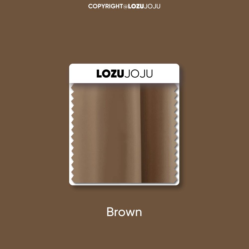 1 Stück LOZUJOJU 70–80 % Verdunkelung, einfarbige Verdunkelungsvorhänge mit gerüschtem Rand für Wohnzimmer, Schlafzimmer, Heimdekoration