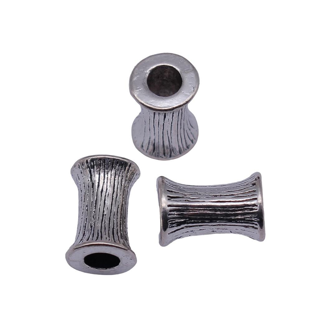 Tribal Pattern Tube Beads Charms Braided Spacer Beading For Jewelry Materials