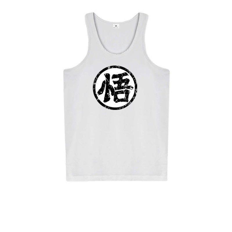 

Muscleguys Summer Gym Sports Slim Fit Mens Bodybuilding Fitness Workout Mens O-neck Printed Casual Breathable Sports Vest XXL белый