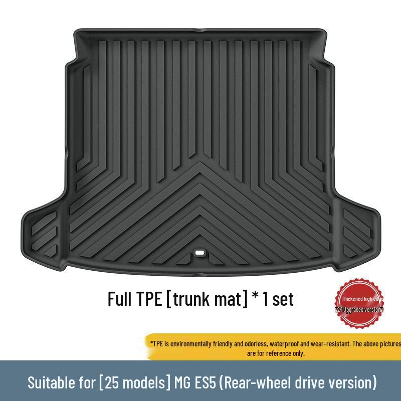 Fits 25 Models: MG ES5 Eco-Friendly TPE Car Floor Mats & Trunk Mat - Dirt Resistant
