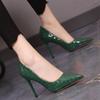 Fashion Spring Women Pumps Fashion Pointed Toe High Heels Sexy Dress Shoes Stiletto Office Work Women Shoes Autumn Wedding Party Shoes