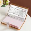 1 Piece Portable Refillable Cash Budget Binder Storage Wallet Planner Organizer PU Leather Saving Money Binder