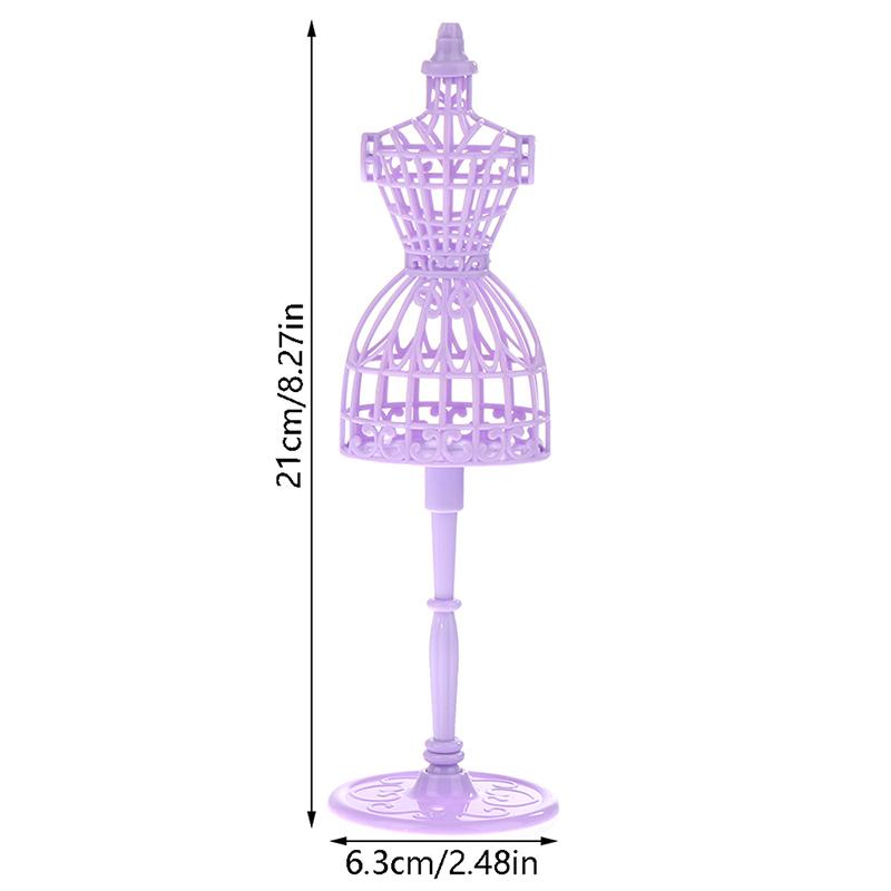 1/6 Doll Mannequin Coat Hanger Dollhouse Doll Skirt Support Wedding Mannequin Stand Humanoid Model Toy Doll Gown Display Form