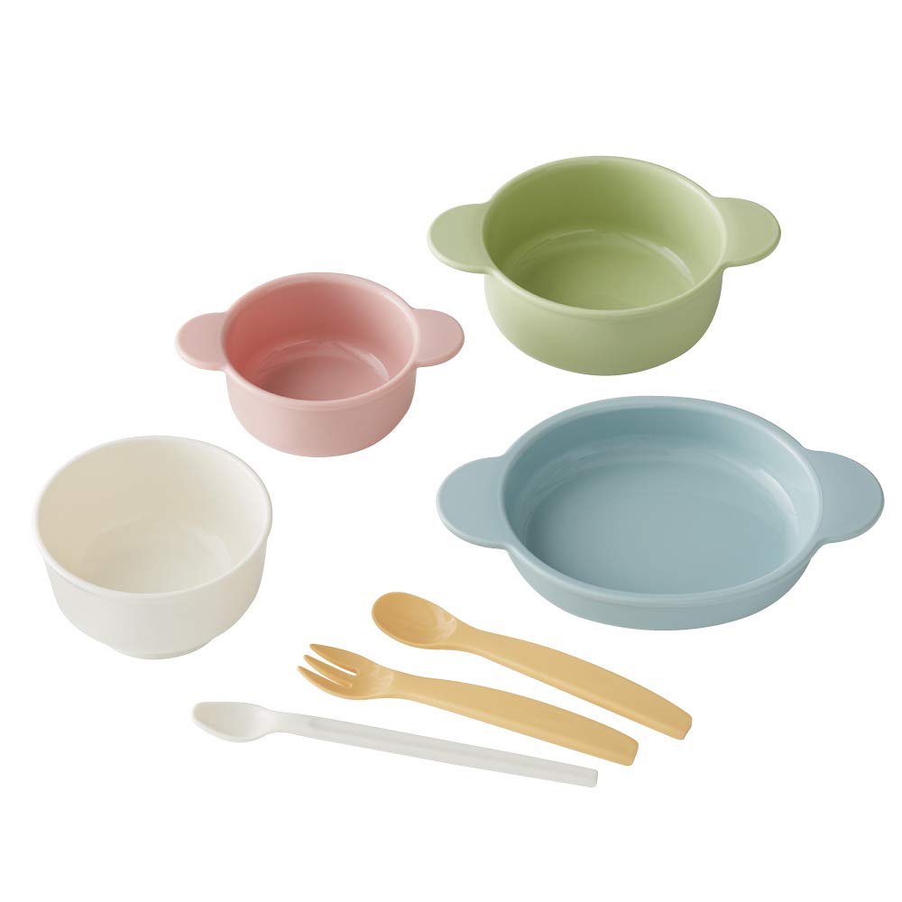 

Combi First Baby Food Layered Dishware Storage Jozu Set 7-Piece