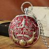 Anime Harry Pocket Watch Potter Cosplay Music Pocket Watch Quartz Pendant Clock Toys
