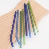 Reusable Drinking Glass Straw High Borosilicate Glass Straw Wide 8mm Eco Friendly Straw for Cocktail Smoothie Milkshake Dinkware