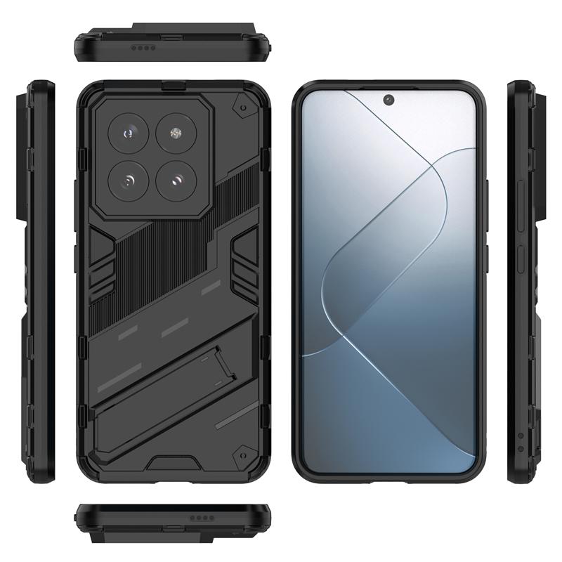 Für Xiaomi 14 Pro Hülle Für Mi 14 Pro Xiaomi14 Mi14 Capas Bumper PC Ständer Stoßfest Halter Fundas Xiaomi14 Xiaomi Mi 14 Pro