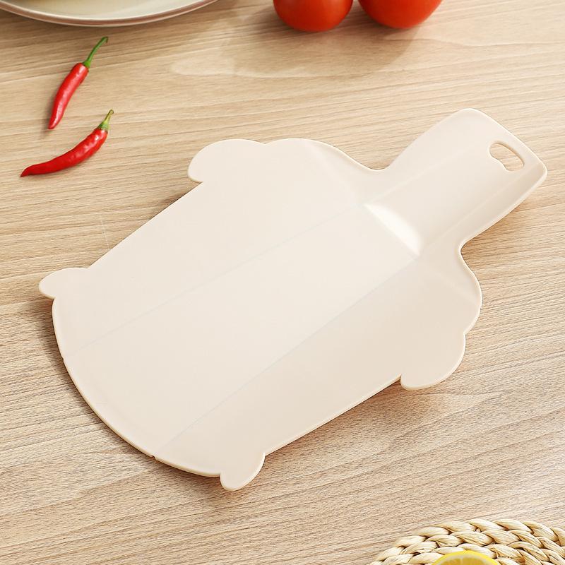 Household Foldable Cutting Board Antibacterial Mini Food Supplement Cut Fruit Board Travel Picnic Outdoor Camping Cutting Board белый