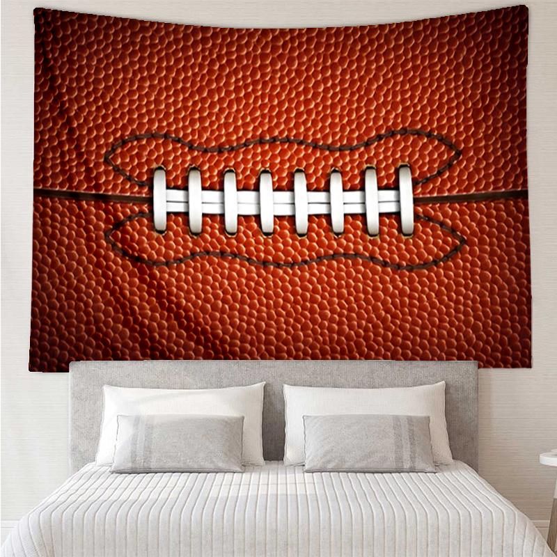 American-football Print Tapestry, Backdrop, Easy Setup, Ideal for Bedroom, Office & Living Room, with Aesthetic Wall Hanging Decor.