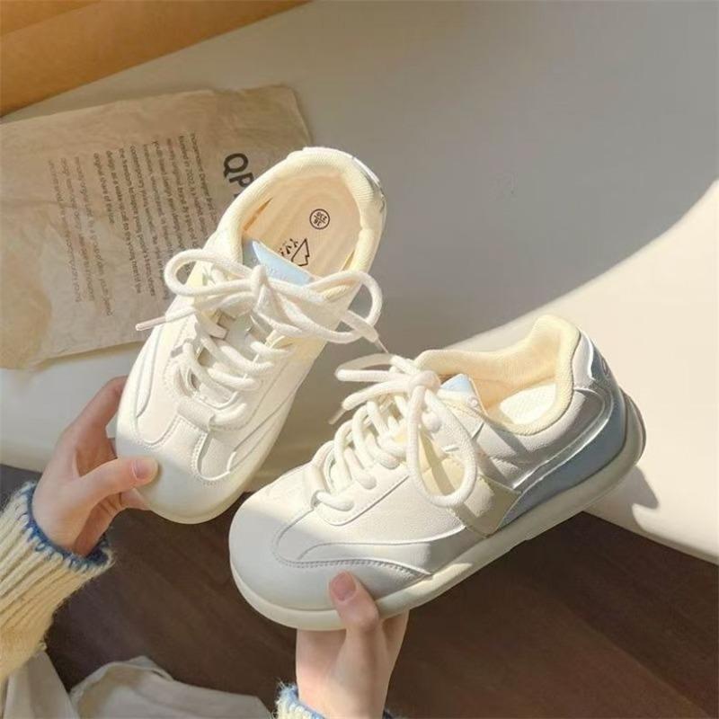 Little white shoes casual style big head shoes campus women's sports versatile new spring cute board shoes