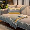 Nordic Einfache Sofa Kissen Vier Jahreszeiten Universal Non-Slip Leder Sofa Abdeckung Chenille High-End Kissen Rückenlehne Handtuch Abdeckung tuch