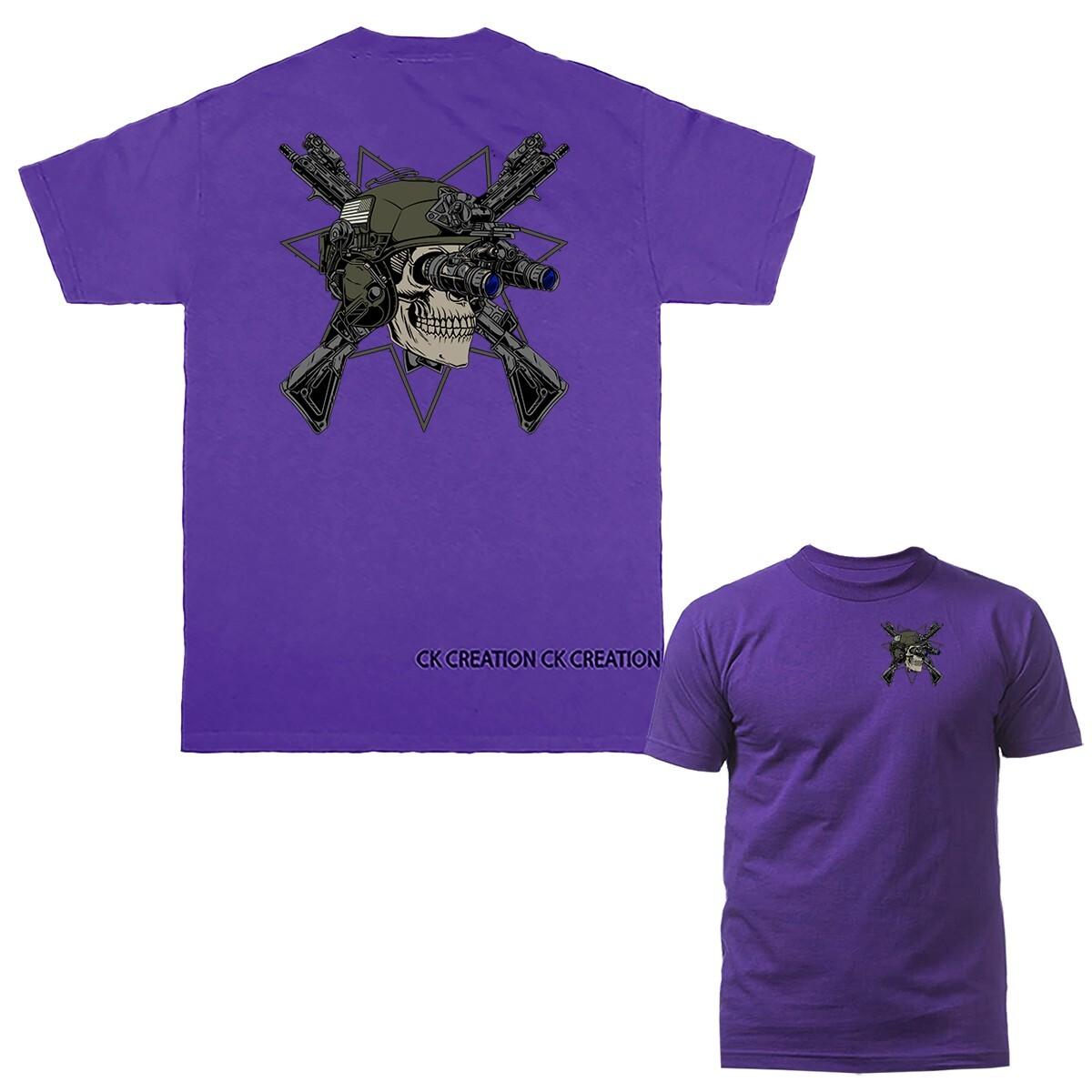 Special Ops Helmet Military Army Marines Tactical Weapon T-shirt S