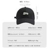 Baseball Cap Female Retro Sticker Embroidered Soft Top Cap Wide Brim Casual Versatile Sun Protection Visor Male