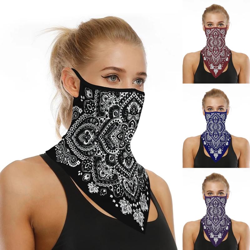 2pcs Adult Bandana Comfortable Face Scarf Balaclava Protective for Dust Festival Outdoors Cloth Face Reusable