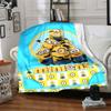 Minions Party Invitations Blanket Soft Throw Blanket For Home Bedroom Bed Sofa Travel Office Solid Christmas Blanket