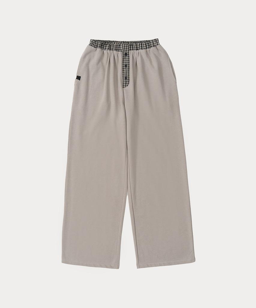 Ouas Checkered Sweatpants (Gray)
