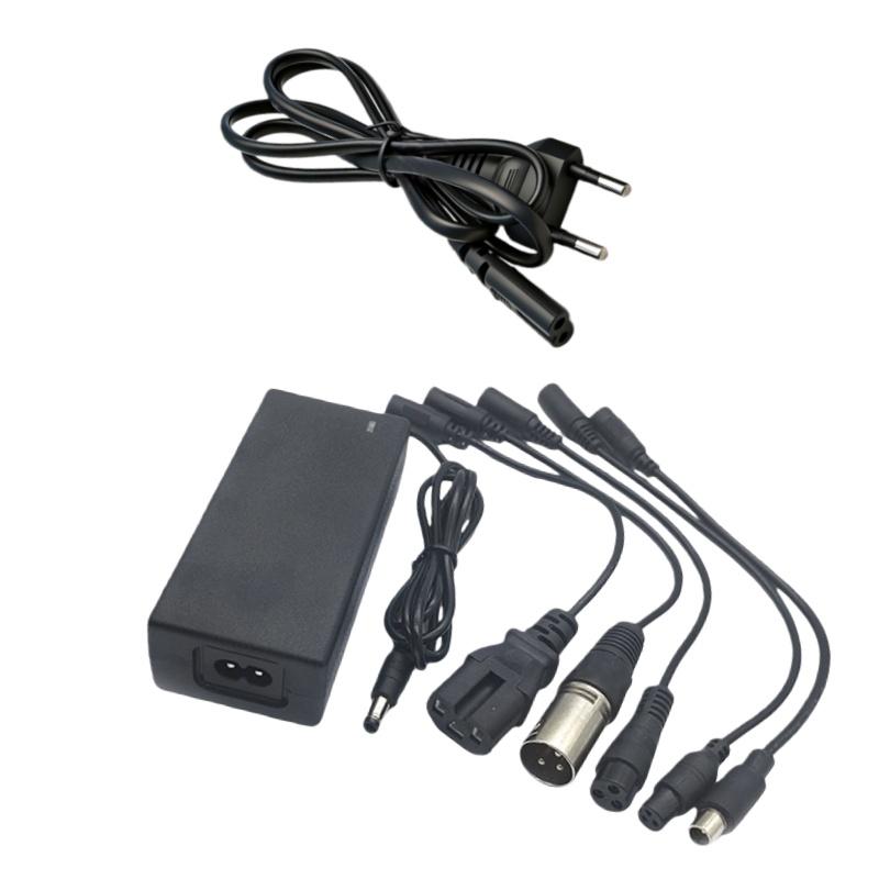 1 Set Ac 100-240V Dc 42V 2A Lithium Battery Charger Us/ Eu Plug Battery Adapter On Sector Accessories 42V 2A  Power Adapter