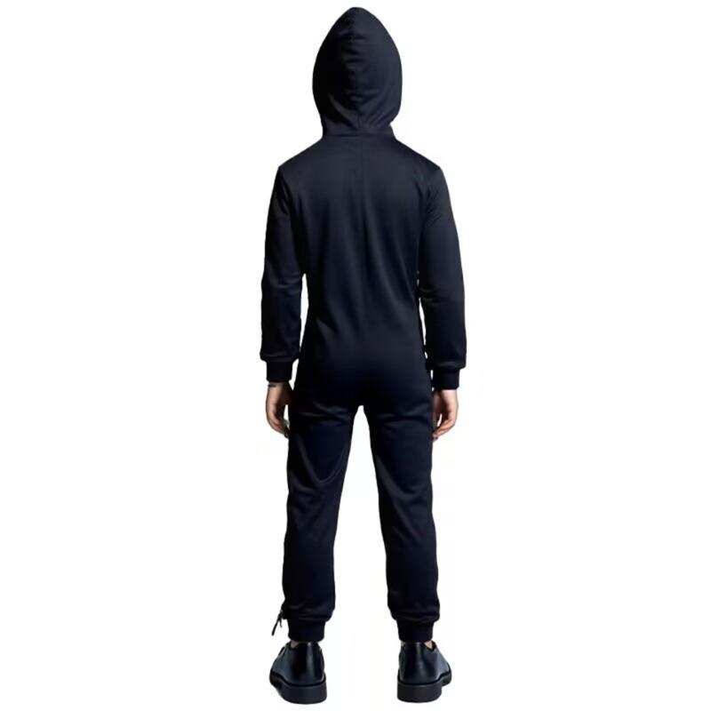 Kids Glowing Skeleton Costume Halloween Party Outfit With Breathable Polyester Breathable Cosplay Clothing for Kids