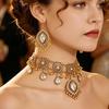 Bohemian Beaded Tassel Necklace & Earrings Set