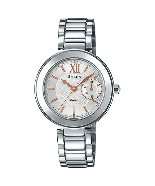

Casio Men s Stainless Steel 50M Water Resistant Analog Quartz Watch SHE-3050D-7A білий