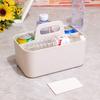 4/8Grids Portable Office Stationery Organizer Plastic with Handle Desk Detachable Pen Holder Divider Makeup Brush Storage Box