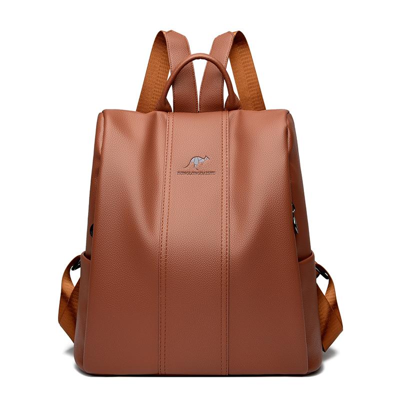 Genuine leather backpack for women travel backpack school backpacks