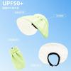 Sun Protection Hat Women's UV Protection Sun Hat Children's Empty Top Sun Hat Outdoor Seaside Hiking Face Cover No Top Hat
