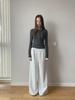 Dorothy Women's Korean Retro Wide-Leg Sweatpants with Elastic Waist and Drawstring