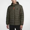 Nike Warme Lässige Sportliche Kapuzen-Daunenjacke Herren Oberbekleidung Grün AT3911-325