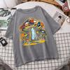 Retro Graphic Tees Unisex Summer Loose Vintage Boho Mushroom Unisex T Shirt Psychedelic Hippie Art Tshirt Clothing Tops Femme Soft
