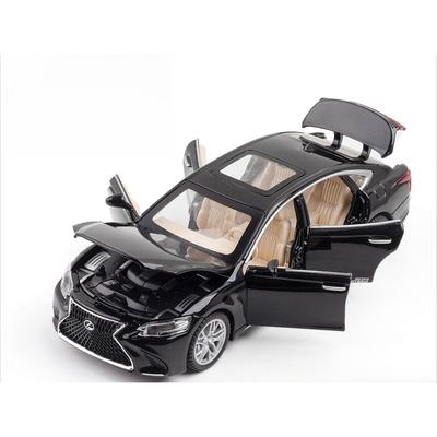1/32 LEXUS LS500H Alloy Diecast Model Car Central Control Ornaments Sound and Light Toy Model Birthday Present for Little Kids
