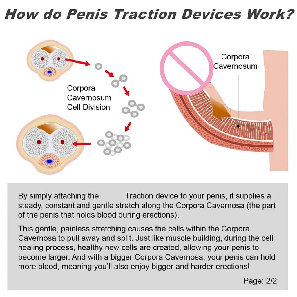 Penis Extender Penis Stretcher Enlarge Device Male Penis Length Enlargement Kit Length & Angle Adjustable Penis Training Device