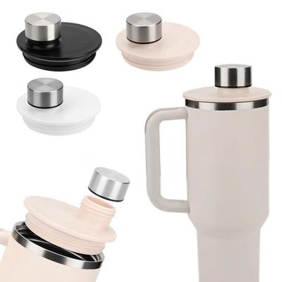 Tampa de Copo Reutilizável à Prova de Vazamento Resistente a Altas Temperaturas Design para Despejar Tampa de Copo com Bico Pequeno Grau Alimentício para Copo Térmico